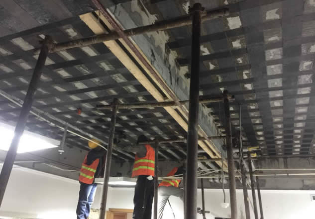 樓板粘貼碳纖維加固施工工藝和加固方案 樓板粘貼碳纖維加固施工工藝和加固方案